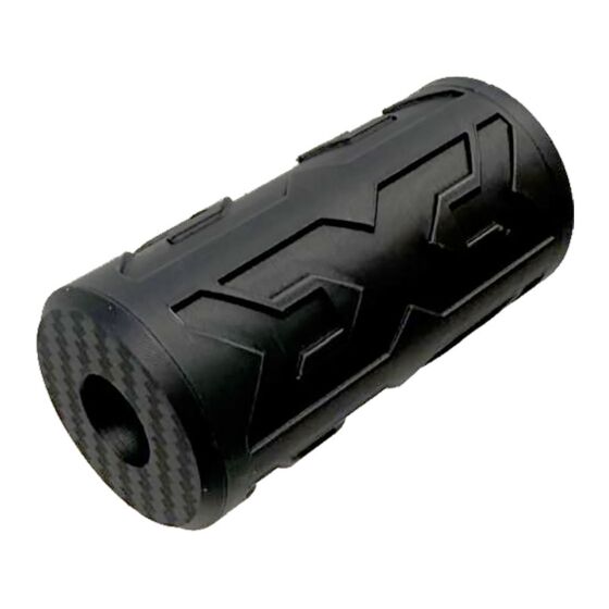 ExecuteGear silenziatore carbon style SLIM type (75mm)