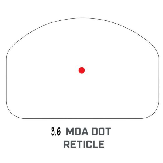 FireField ottica IRONCLAD F1 3.6MOA MINI reflex sight (nera)