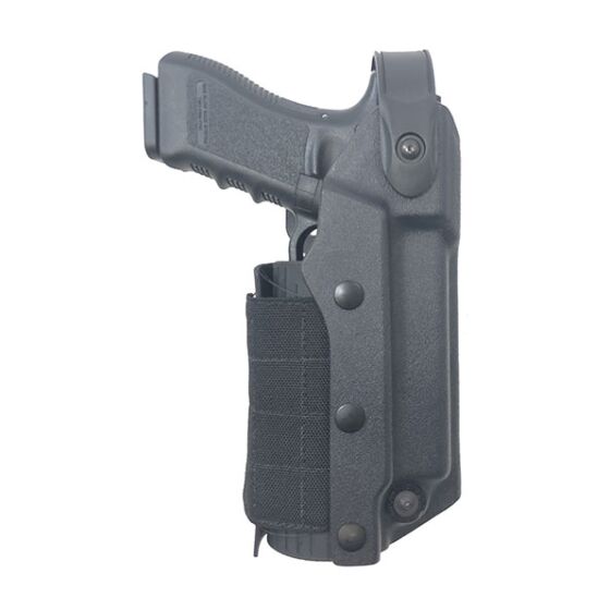 Vega holster fondina VKZ8 per pistole glock con torcia (nera)