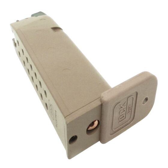 Umarex 22rd magazine for Glock 19X gas pistol (tan)