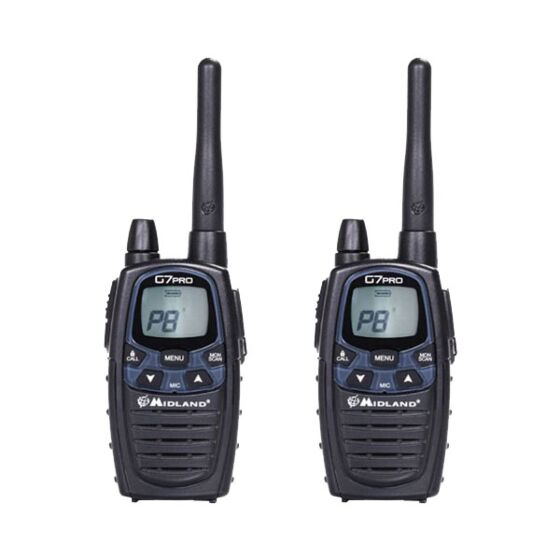 Midland g7 PRO hi performance dual band radio receiver double value full set (new version)