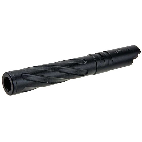 5KU canna esterna in alluminio TORNADO 5"" per pistola a gas hi capa (nera)