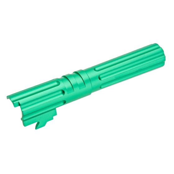 5KU canna esterna in alluminio LW 4.3"" per pistola a gas Hi Capa (verde)