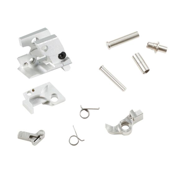 5KU Set Castello alluminio CNC 3.9" SV type-1 per pistola a gas Marui HI-CAPA (rosso)
