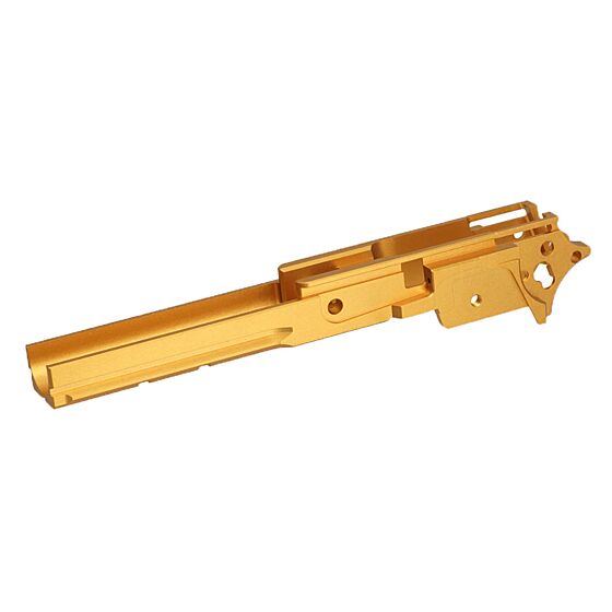 5KU Set Castello alluminio CNC 4.3"RAIL type-2 per pistola a gas Marui HI-CAPA (gold)