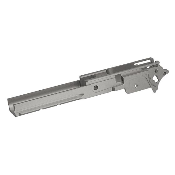 5KU Set Castello alluminio CNC 4.3"RAIL type-2 per pistola a gas Marui HI-CAPA (silver)