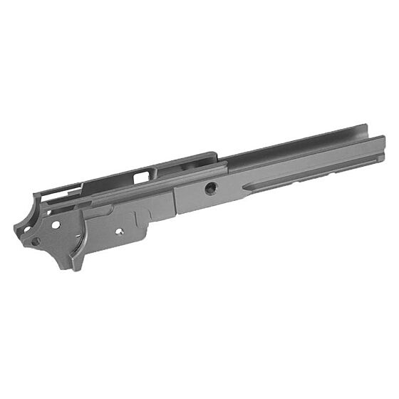 5KU Set Castello alluminio CNC 4.3"RAIL type-2 per pistola a gas Marui HI-CAPA (silver)