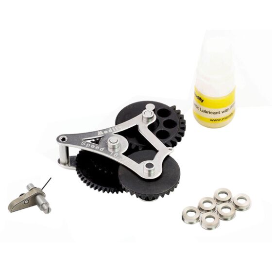Modify gruppo ingranaggi in acciaio MODULAR per gearbox 6mm (16.32:1) Hi Speed