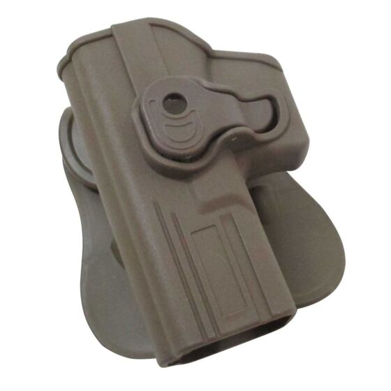 Wosport QR holster for glock pistol tan (left Hand)