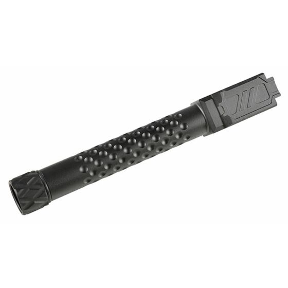 5KU canna esterna alluminio ZEV style con filetto per pistola MARUI G19 (nera)