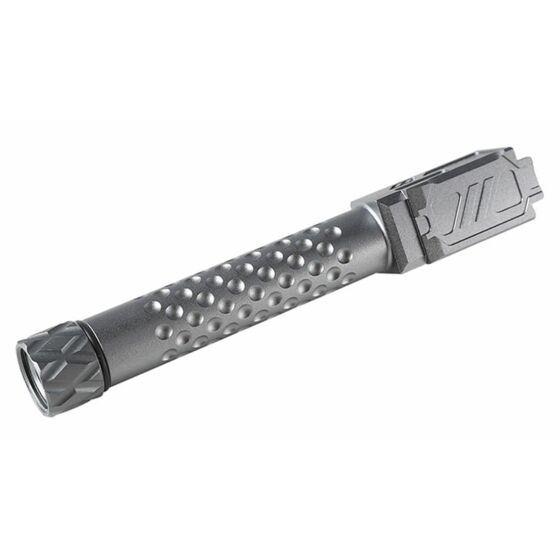 5KU ZEV style threaded aluminum outer barrel for MARUI G17 gas pistol (tungsten)