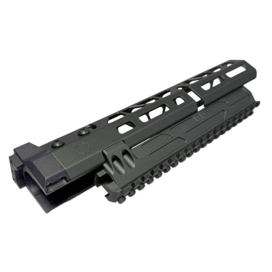5KU astina rail JM-MMS style da 10.1" per fucile a gas Marui AKM (nera)