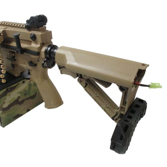 G&G cm16 LMG tactical electric gun (tan)