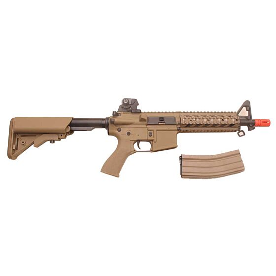 G&g fucile elettrico m4 cqb ras combat machine (tan)