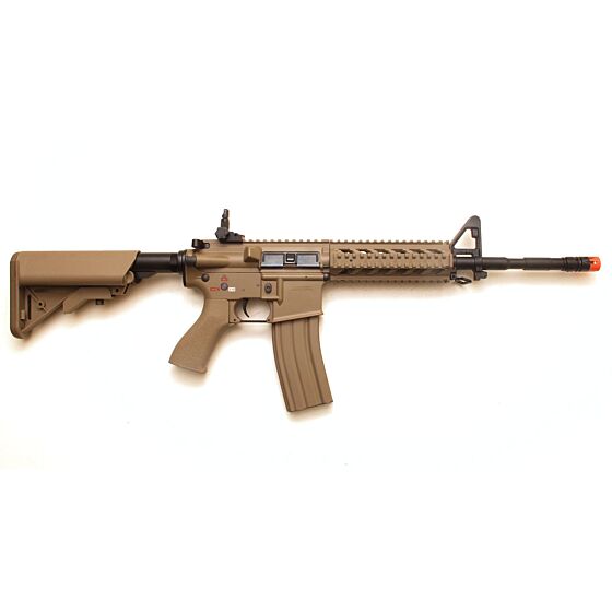 G&g fucile elettrico m4 ras toptech full metal (tan)