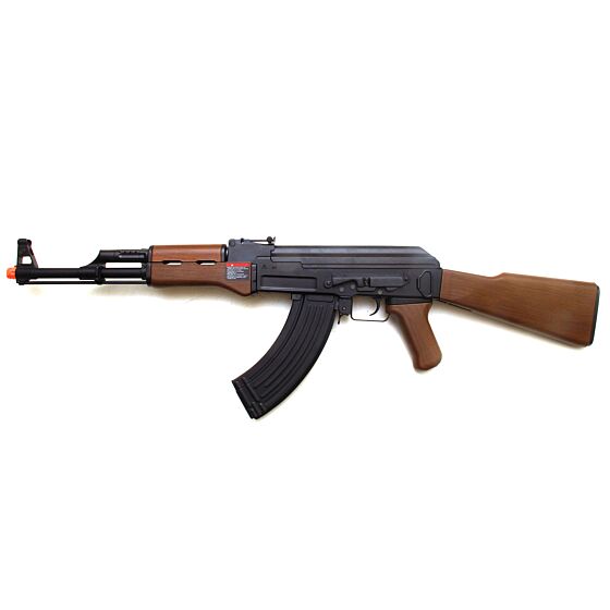 G&g ak47 wood type full metal electric gun (blowback)