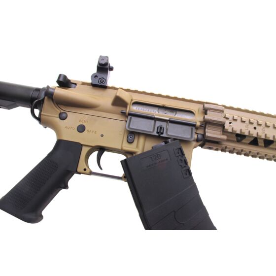 G&G m4 cm18 mod1 combat machine electric gun (tan body)