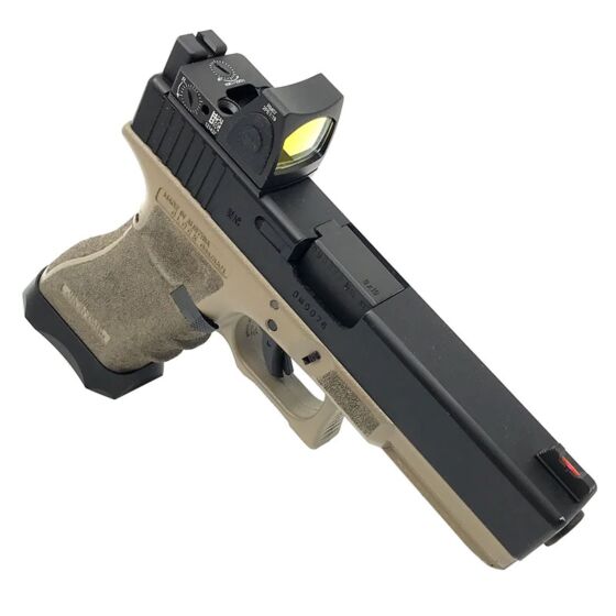 Airsoft Artisan RMR mount with sights for WE G17 gas pistol