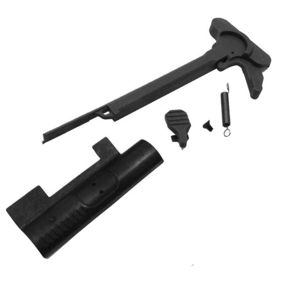 G&p polymer charging handle & bolt stop for m4 electric gun (black)