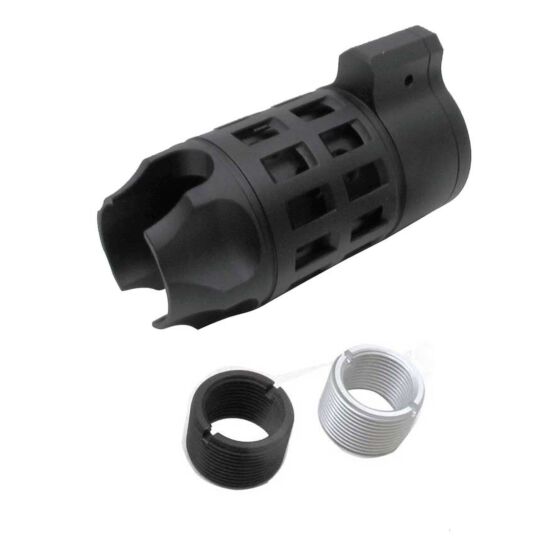 G&p spegni fiamma capture iron bars per fucili elettrici (nero)