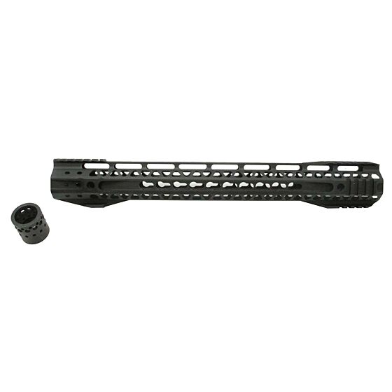 G&P astina MOTS II Keymod da 16.2 pollici per fucile elettrico m4 (nera)