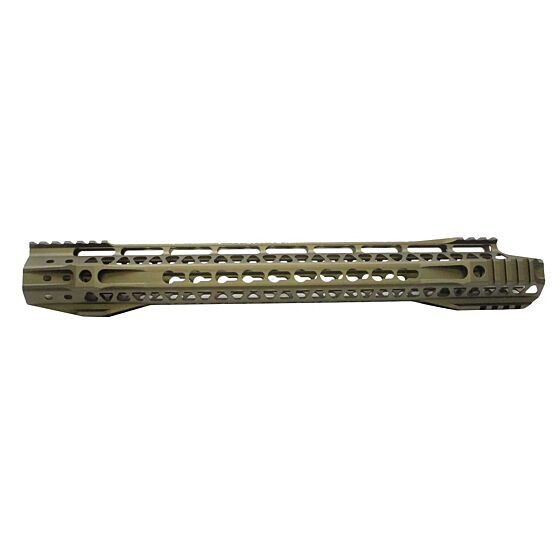 G&P MOTS II 16.2 inches Upper Cut Keymod rail for m4 rifle (tan)