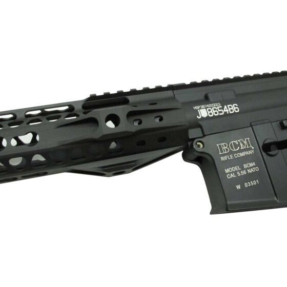 G&P astina MOTS II Keymod da 12.5 pollici per fucile elettrico m4 (nera)