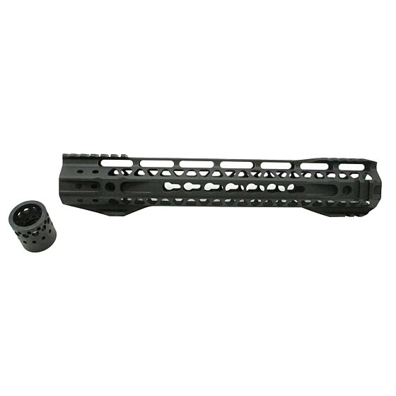 G&P astina MOTS II Keymod da 12.5 pollici per fucile elettrico m4 (nera)