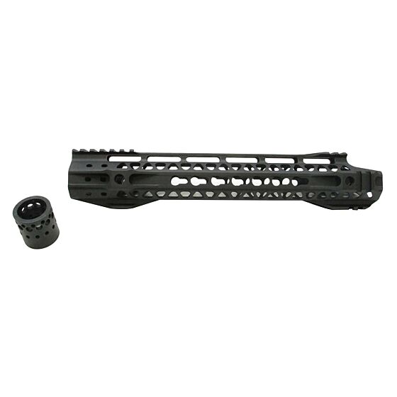 G&P MOTS II 12.5 inches Upper Cut Keymod rail for m4 rifle (black)