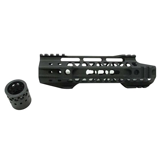G&P astina MOTS II Upper Cut Keymod da 8 pollici per fucile elettrico m4 (nera)