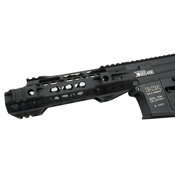 G&P astina MOTS II Upper Cut Keymod da 8 pollici per fucile elettrico m4 (nera)