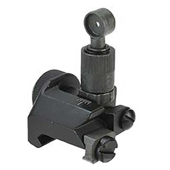 G&p 600mt flip up rear sight (black)