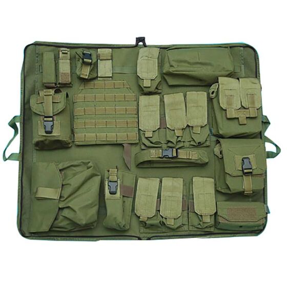 G&p Ciras type tactical vest with multi purpose m16 pouches (od)