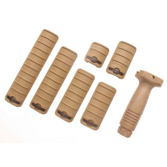 G&p KAC ras cover set con grip (tan)