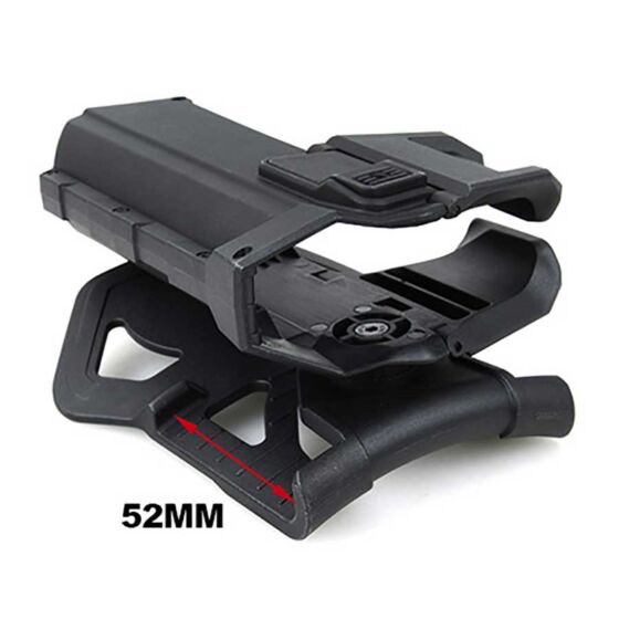 TMC fondina rigida light bearing per pistola tipo glock (nera)