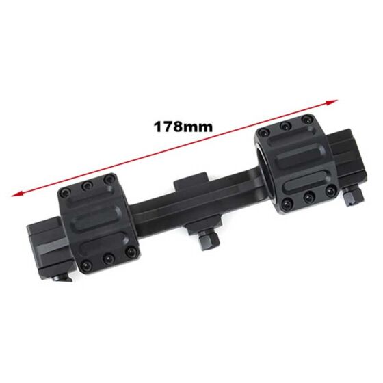 Sotac Geiselle long foot scope mount base (black)