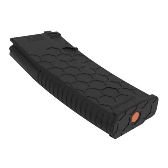 Hexmag caricatore 120 colpi per fucili ptw (nero)