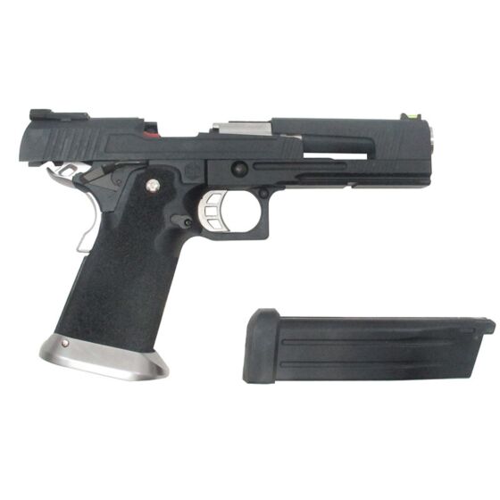Armorer Works pistola a gas Hi capa 5.1 SKELETON HYBRID (nera)