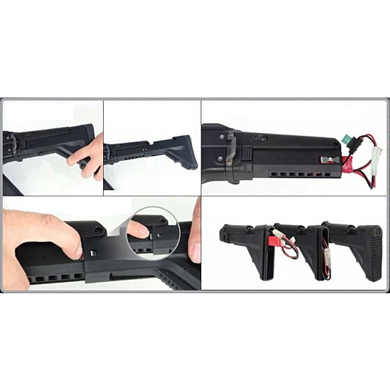 ICS CXP-APE keymod rifle electric gun (black)