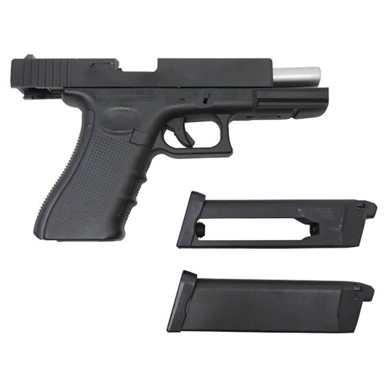 Well pistola a gas/co2 g17 full metal (nera)