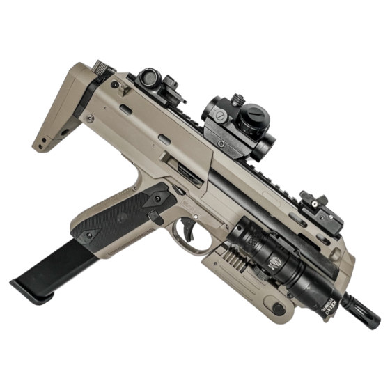 CTM KIT MP7 SMG per pistola a gas AAP01 (tan)
