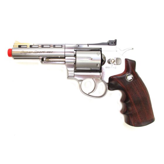 Wg 4 inches co2 revolver pistol full metal (inox)