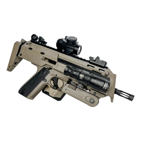CTM KIT MP7 SMG per pistola a gas AAP01 (tan)