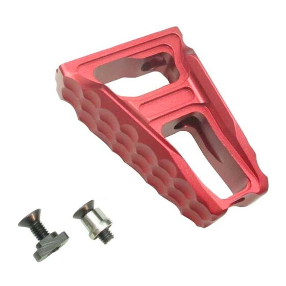 JJ airsoft grip RSAC SKELETON multiuso per astine tattiche (rossa)