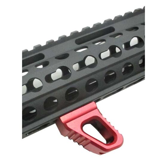 JJ airsoft MF hand stop grip for handguards (red)