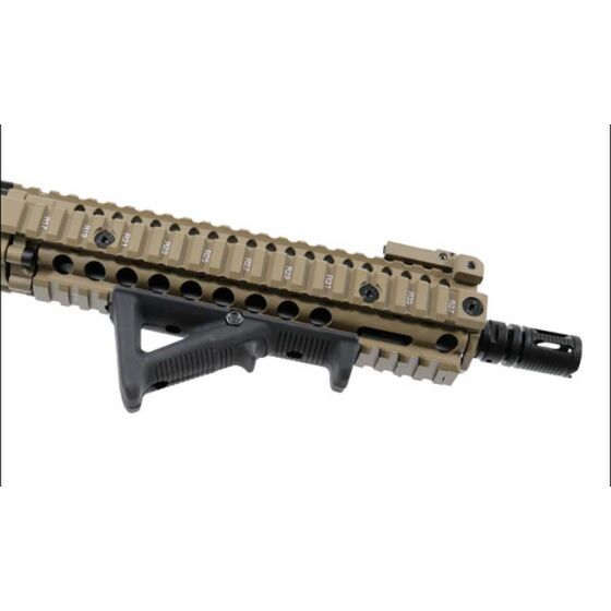 JJ airsoft grip angolare A-2 hand stop multiuso per astine (nera)