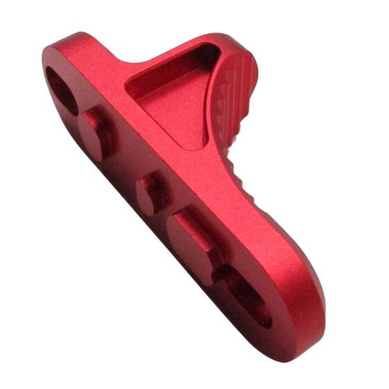 JJ airsoft B5 hand stop grip for keymod handguards (red)