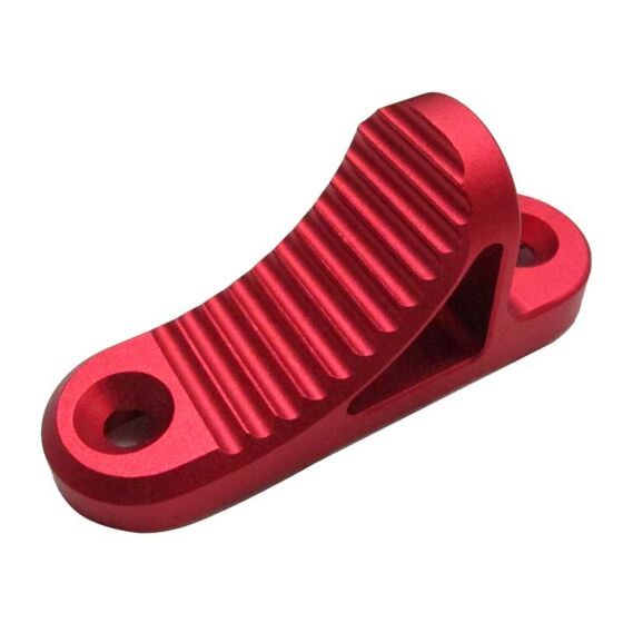 JJ airsoft B5K hand stop grip for keymod handguards (red)