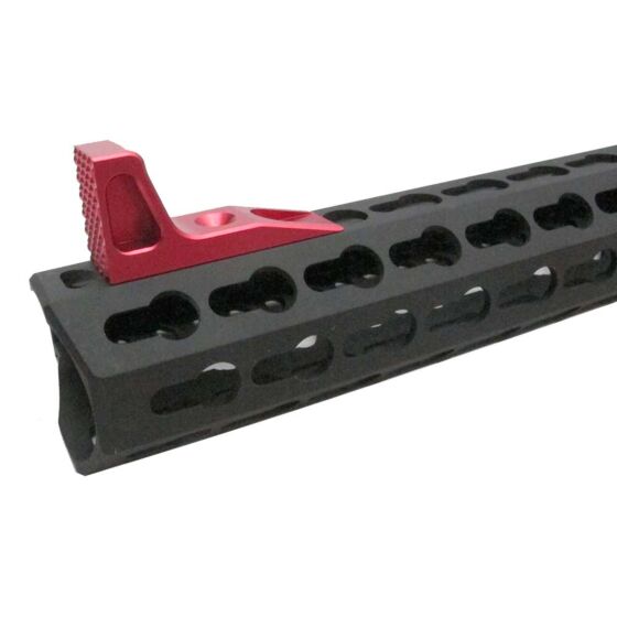 JJ airsoft SRL BARRICADE hand stop MOD1 for keymod handguards (red)