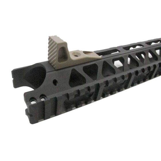 JJ airsoft SRL BARRICADE hand stop MOD1 for M-LOK handguards (tan)